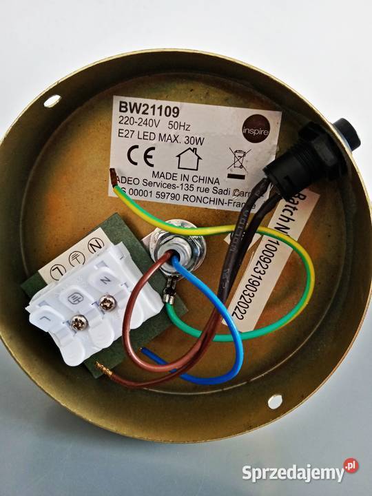 kinkiet z przełącznikiem HokiInspire Kołobrzeg