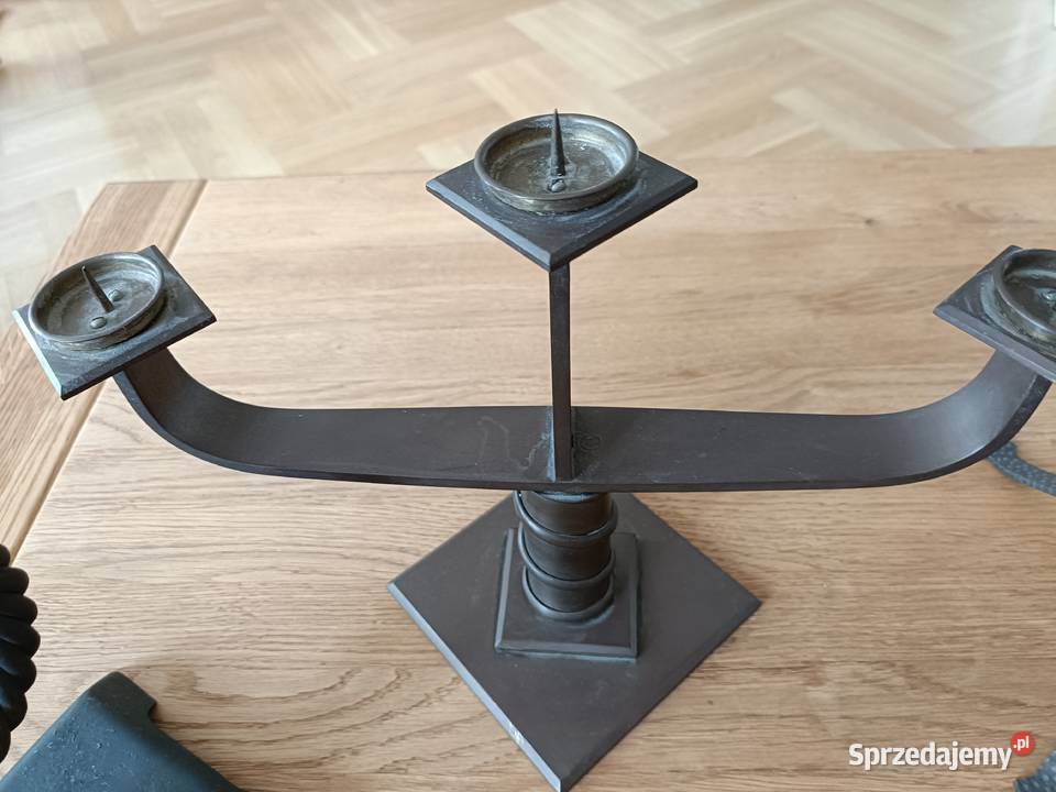 Ładne stare świeczniki vintage Warszawa sprzedam