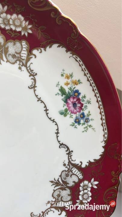 Wielka Patera Koningl pn Tettau Import Znana Gdańsk