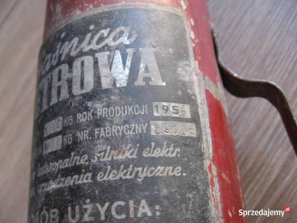 Stara gaśnica Teterowa z 1955r Star Żuk Nysa Pozostałe Przemyśl