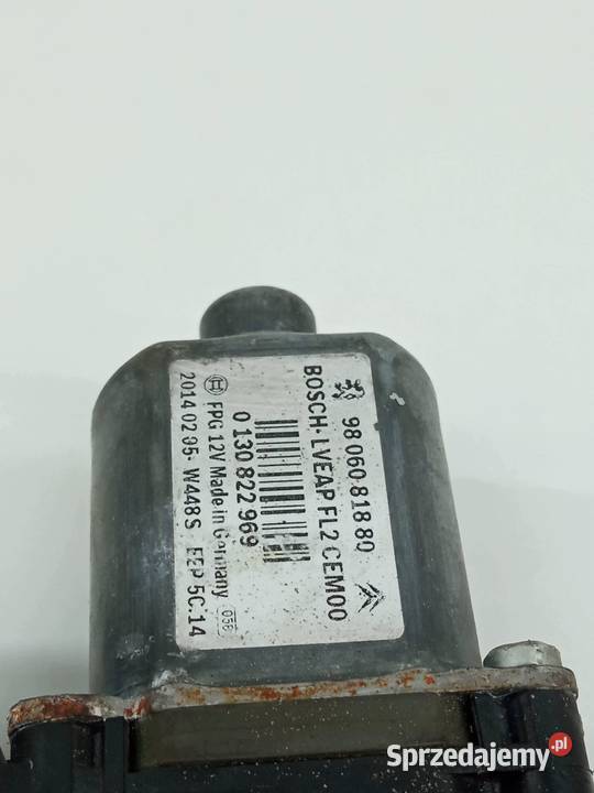 MECHANIZM SZYBY LEWY PRZÓD 9806081880 Peugeot