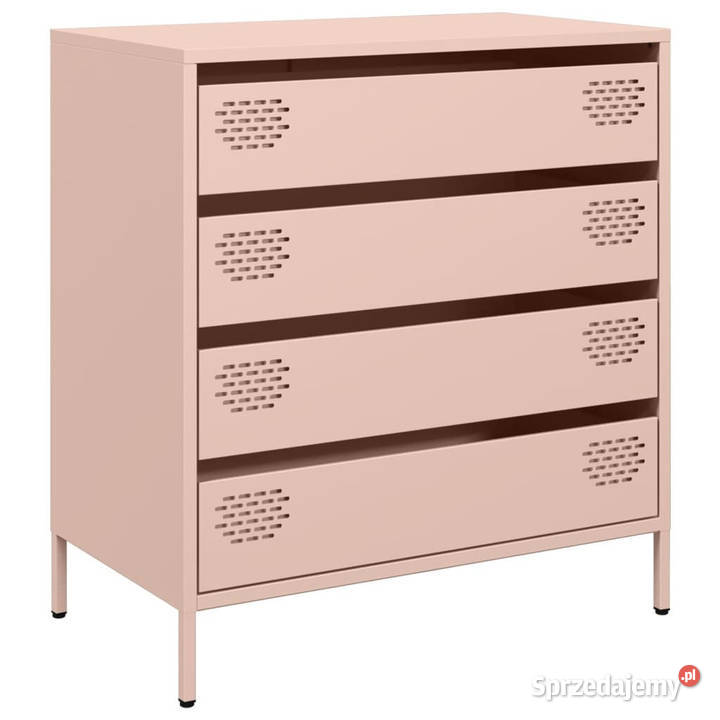 Szafka różowa 68x39x735 stal walcowana na zimno