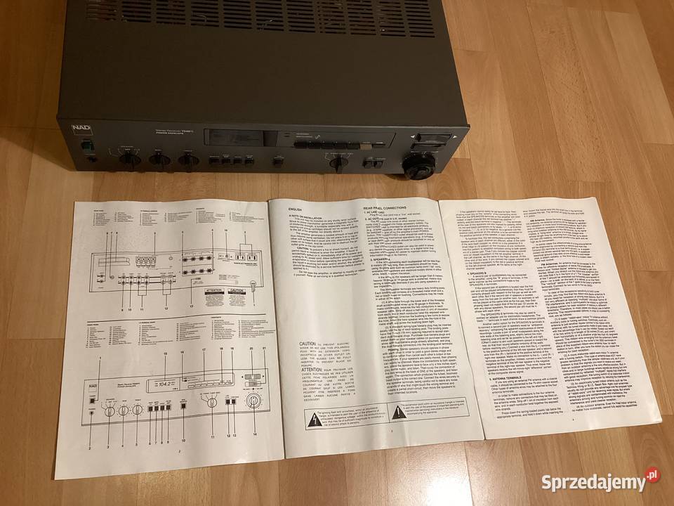 Amplituner Końcówka mocy 7240PE SPRAWNY ładny Wzmacniacze i pokrewne Gdynia sprzedam