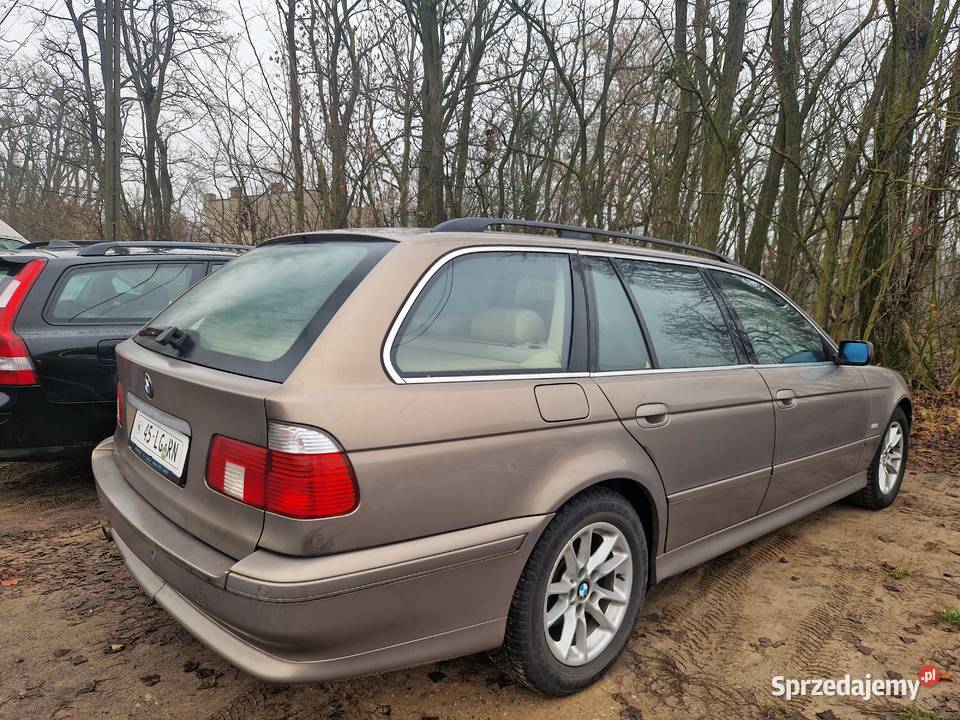Piękny kolor BMW 525 e39 2003 świeżo sprowadzony Seria 5 Ciechocinek