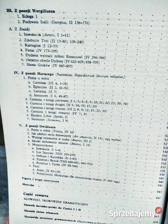 Język łaciński podręcznik lektoratów antykwariat Warszawa