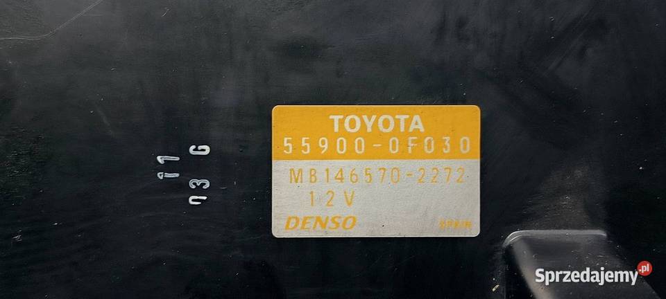 PANEL KLIMATYZACJI TOYOTA COROLLA VERSO kujawsko-pomorskie Lipno