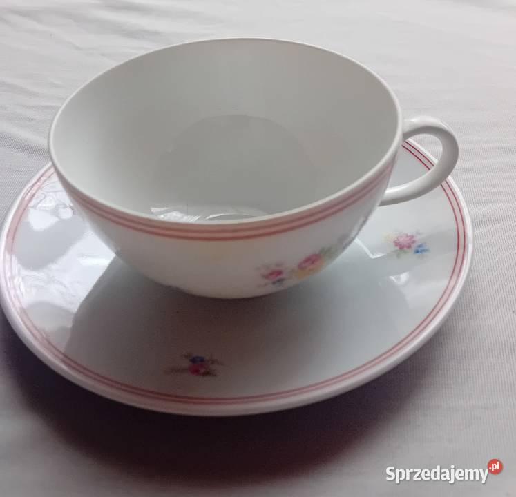 Filiżanka duo Kaestner Saxonia okres 194045 Koźminek