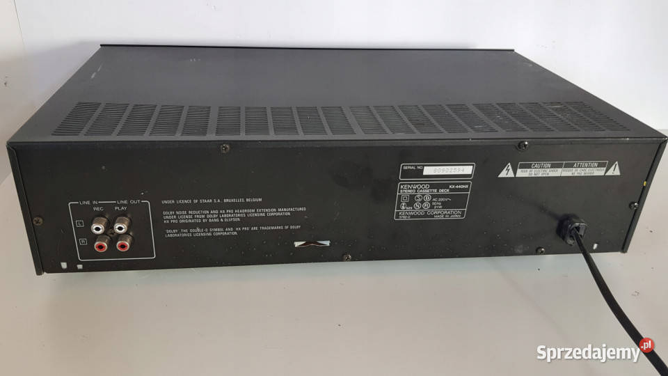 Kenwood KX 440HX magnetofon deck Międzychód