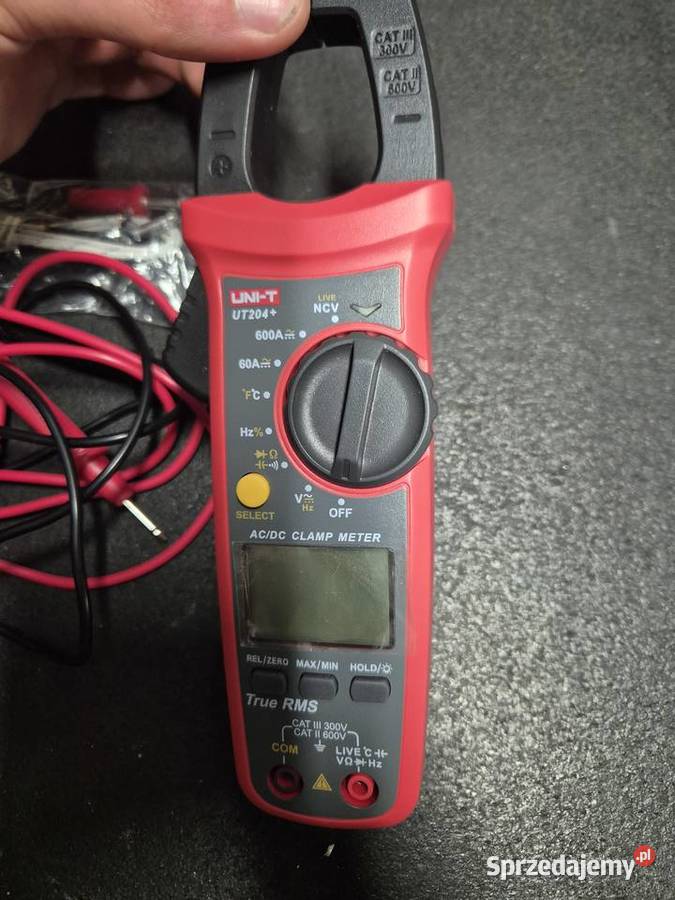 UNIT UT204 Cyfrowy miernik cęgowy 600A futerał Ruda Śląska