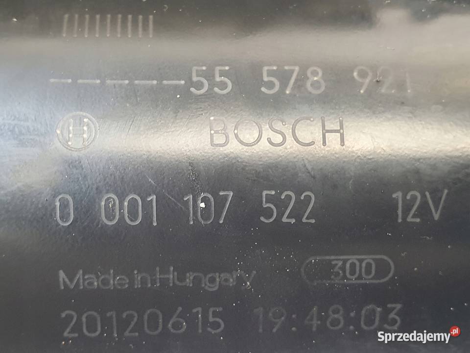 ROZRUSZNIK Opel Corsa D 12 16V 0001107522 bosch Układ elektryczny silnika Chełm