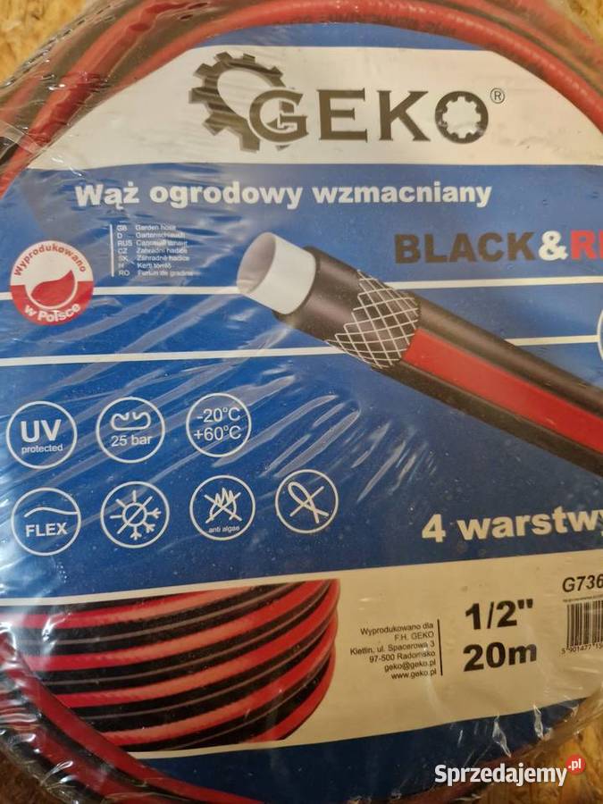 WĄŻ OGRODOWY DO WODY 4 WARSTWOWY 125mm 12 20m Głogowa sprzedam