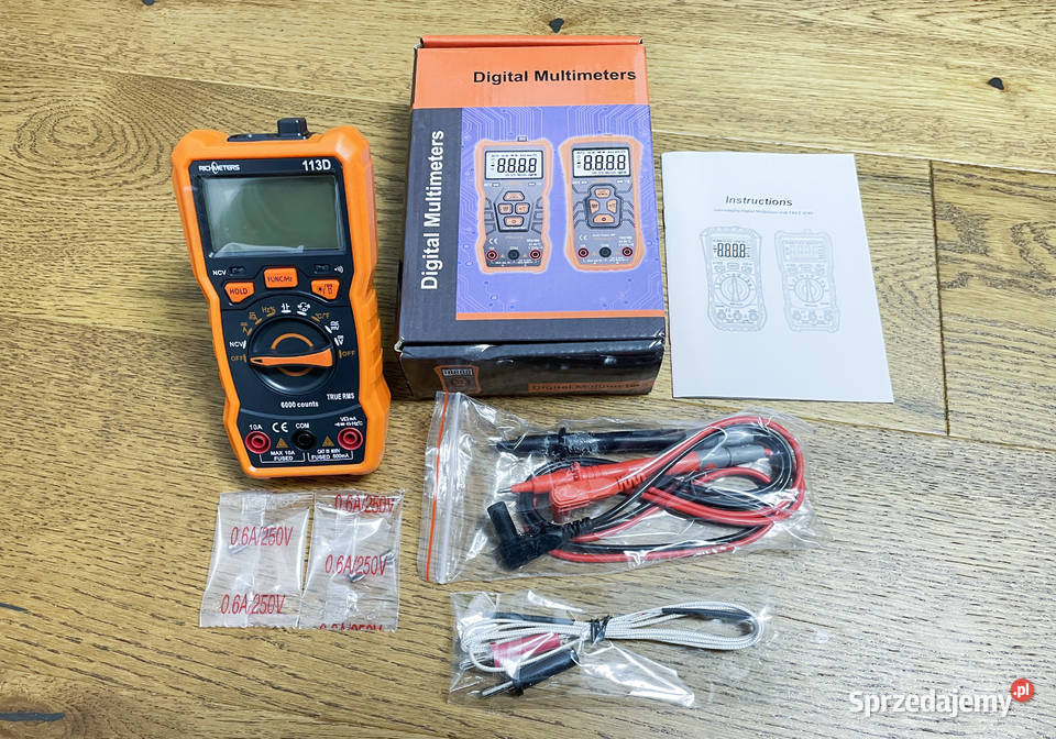 Multimetr cyfrowy RICHMETERS RM113D True RMS NCV Warszawa sprzedam
