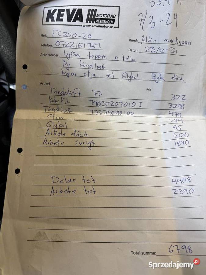 Husqvarna FC 250 Oborniki Śląskie