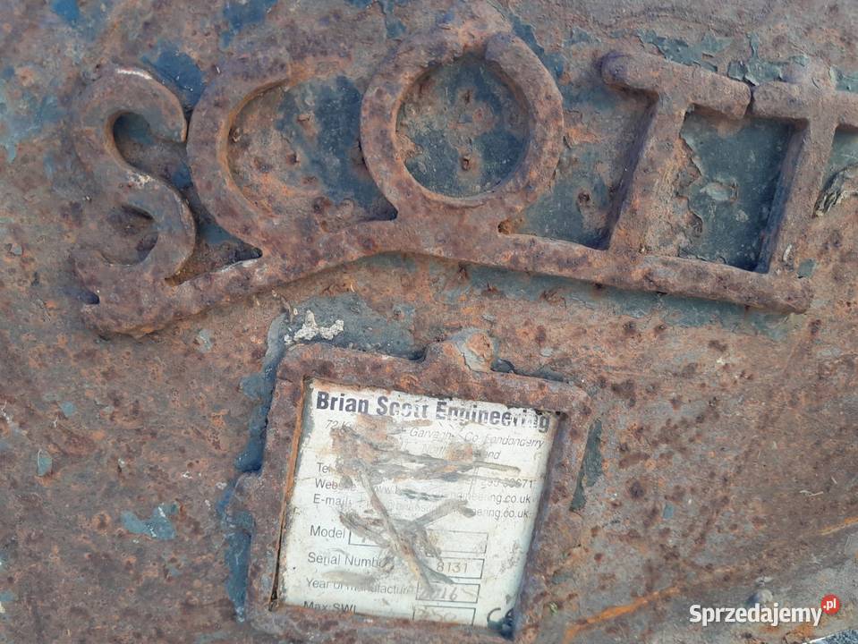 Widły do koparki Scott sworznie fi60mm Maków Podhalański