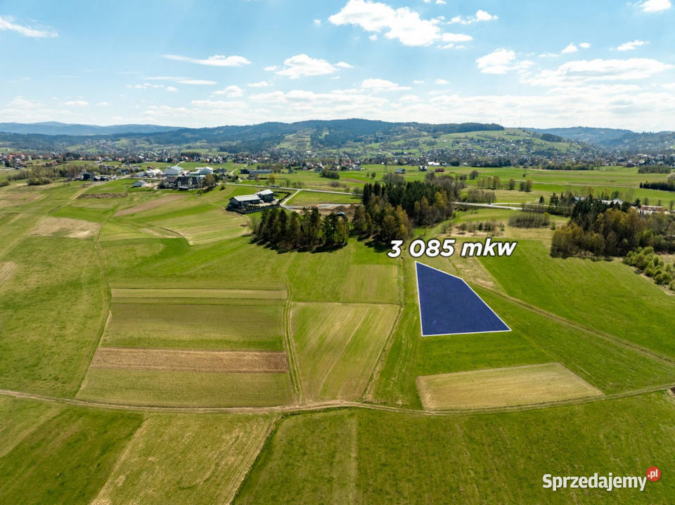 Działka do sprzedania Raba Wyżna 3085m2 Sprzedaż