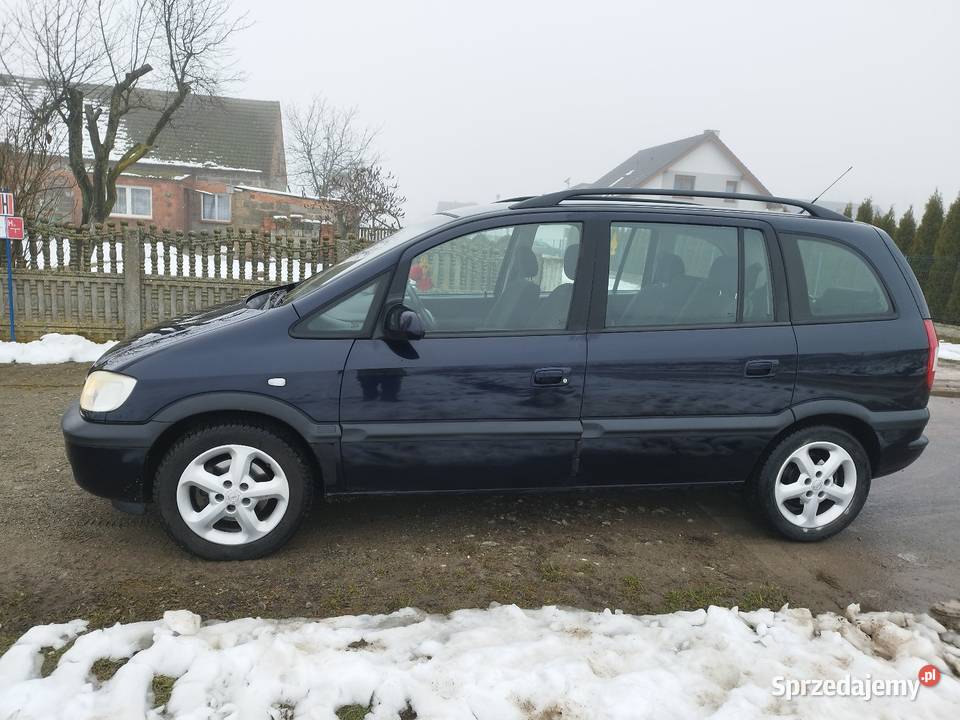Ładny Opel Zafira 18 benzyna 2002 7 osobowy wielkopolskie Jarocin