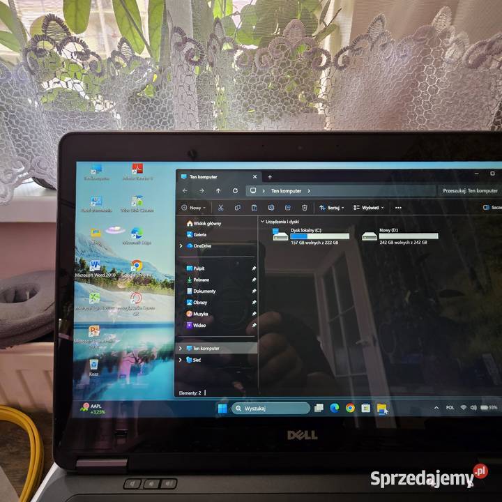Dell e7440 i7 16gb ramu ssd 500gb DOTYK EKRAN Iława sprzedam
