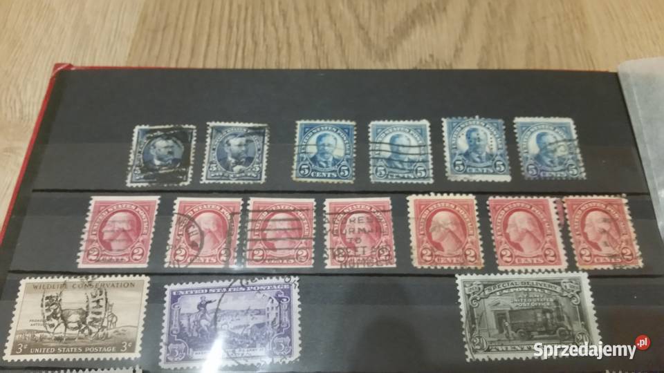 znaczki usa duza kolekcja pomorskie Gdynia