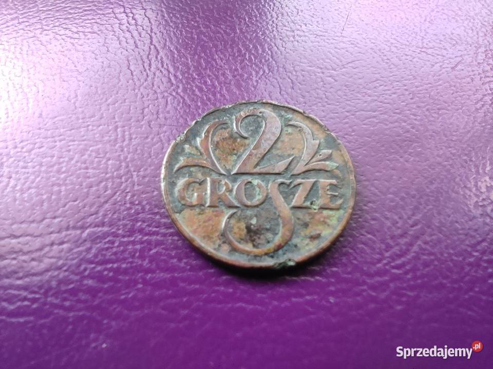 Moneta przedwojenna II RP 2 grosze 1925 Rzadka Pruszków