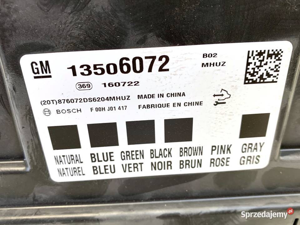 MODUŁ KOMFORTU OPEL CORSA E 13506072 Hatchback