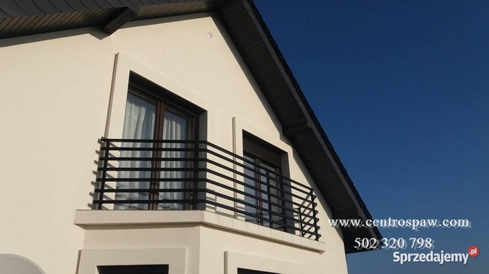 Balustrada balkon taras barierka kuta nowoczesna