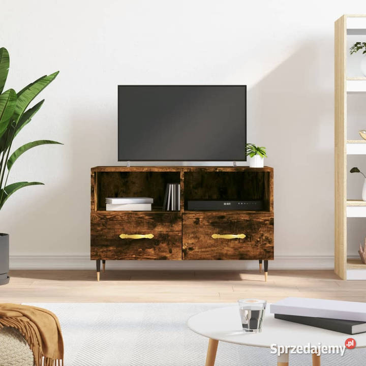 Szafka pod telewizor przydymiony dąb 80x36x50 Warszawa sprzedam