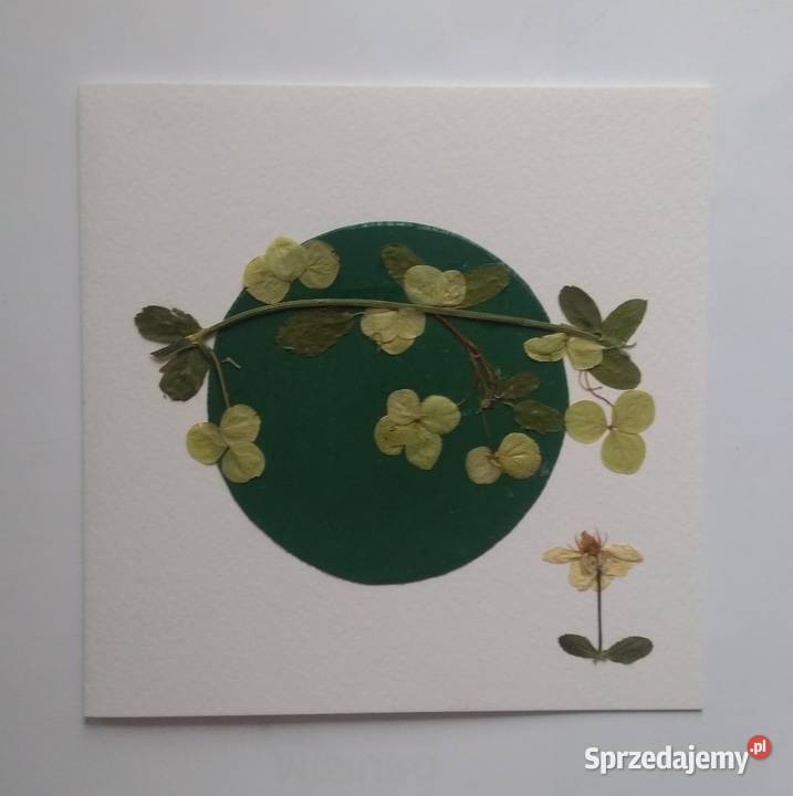 KARTKI KWIATOWE Okolicznościowe Ręczne Wykonanie Gdańsk