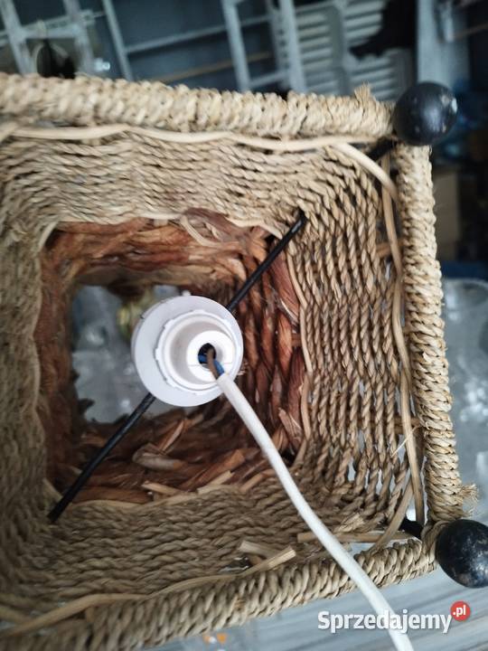 Lampka rattanowa wys35 dolnośląskie Jelenia Góra