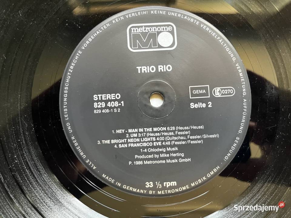 Trio Rio Trio Rio Tokyo Pop Synthpop Wave Błażejowice