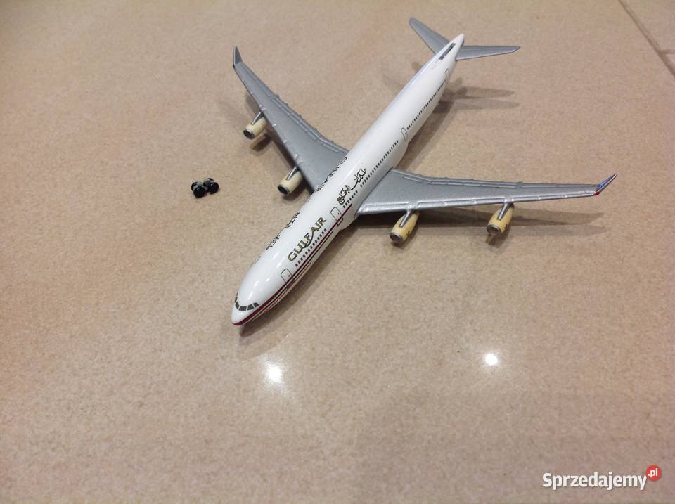 Herpa Model Samolotu GULFAIR metalowy Nowa Sól