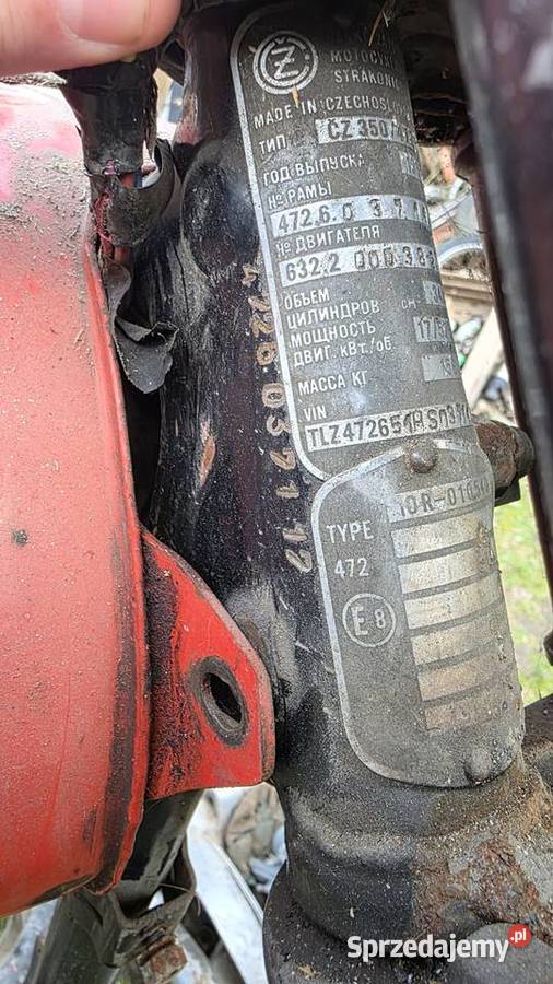 Cz 350 cezeta 12v jawa silnik orginal dostawa podkarpackie