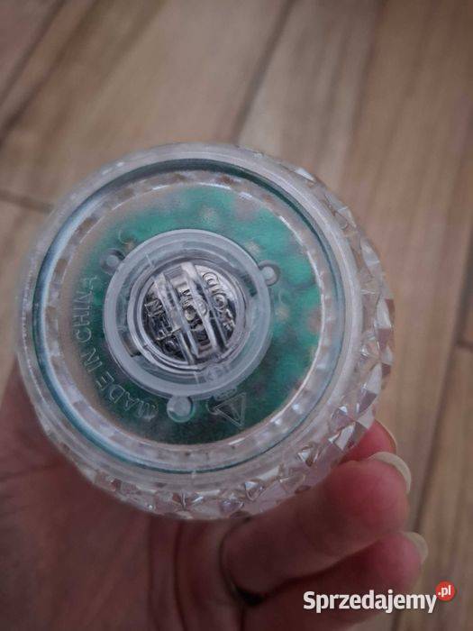 Kubek LED zmieniający kolor przezroczysty Wąbrzeźno