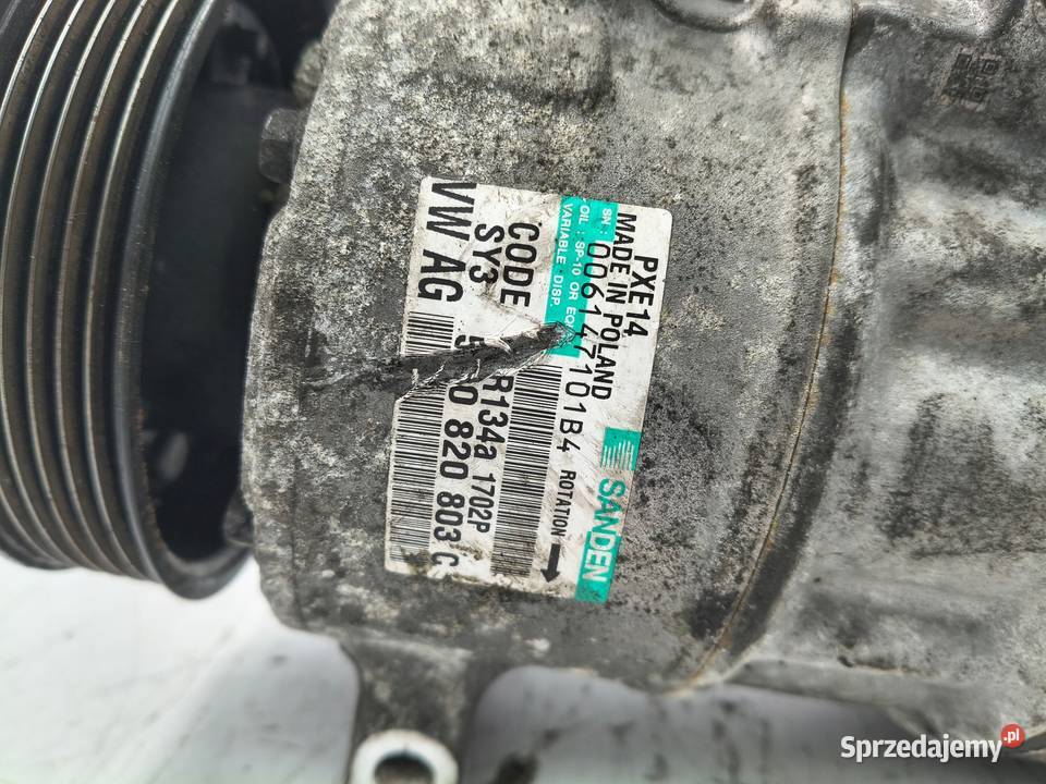 SPRĘŻARKA KLIMATYZACJI VW Golf VI Touran 16 TDI Chełm sprzedam