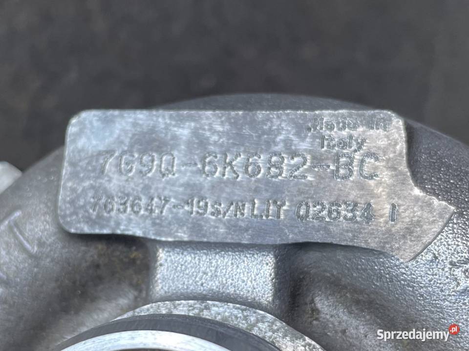 7G9Q6K682BC turbina turbo Ford galaxy mk3 c Rok produkcji 2012 Turbosprężarki Szczecin
