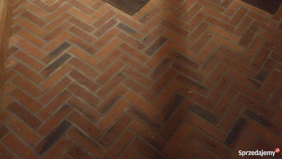 Posadzka z cegły podłoga ceglana rustykalne Wrocław sprzedam
