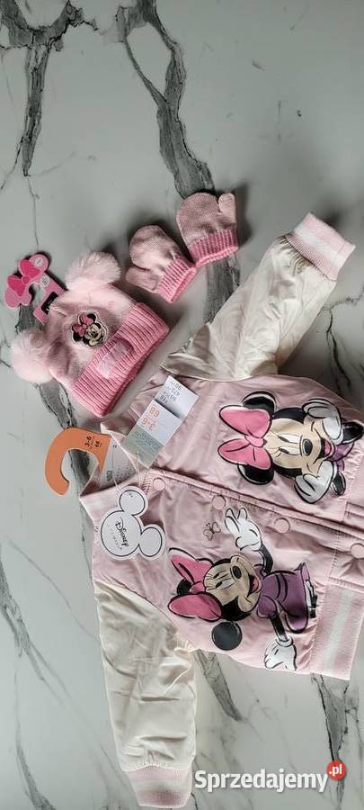 Piękny zestaw kurtka jesienno zimowa czapka Siedlce