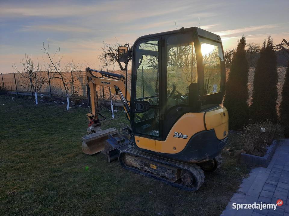 Minikoparka yanmar sv16 Dodatkowy osprzęt Wysocice