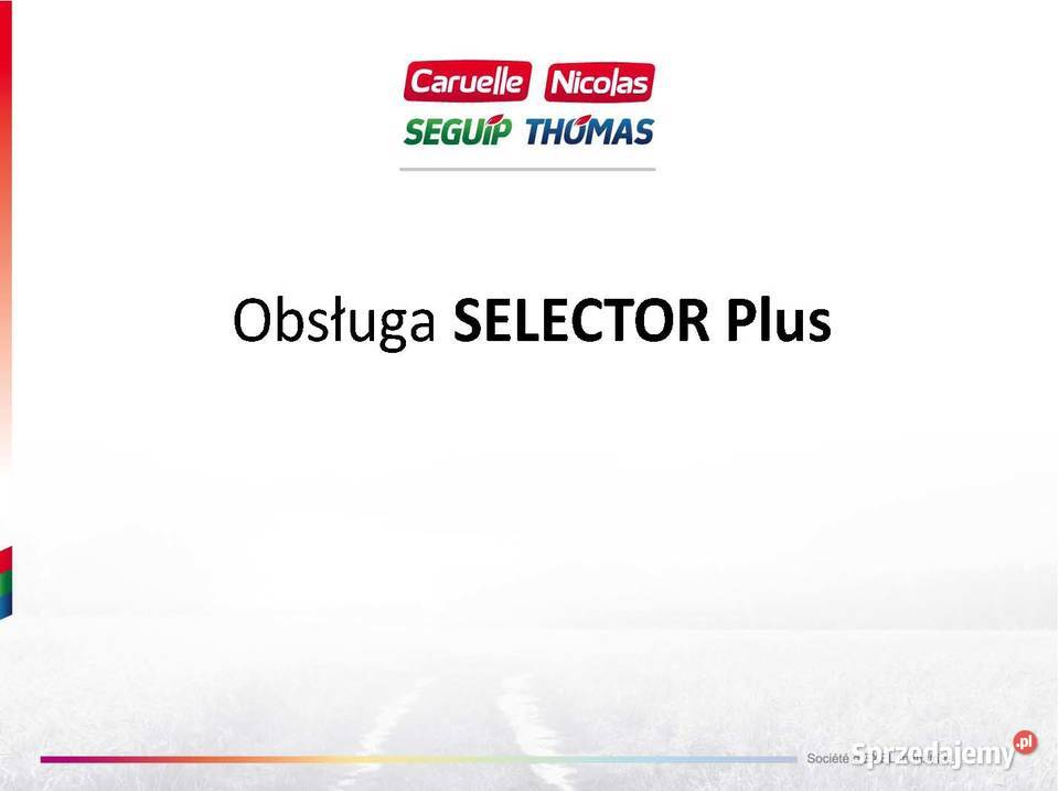 Caruelle Seguip Instrukcja Selector Plus