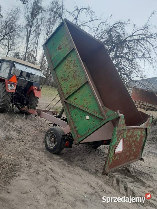 Przyczepa jednoosiowa nieuszkodzony wielkopolskie Kępno sprzedam