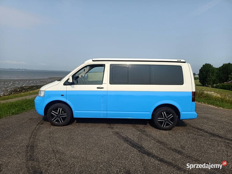 VW t5 9 osobowy z dachem podnoszonym łóżka 2 Van / Minibus warmińsko-mazurskie sprzedam