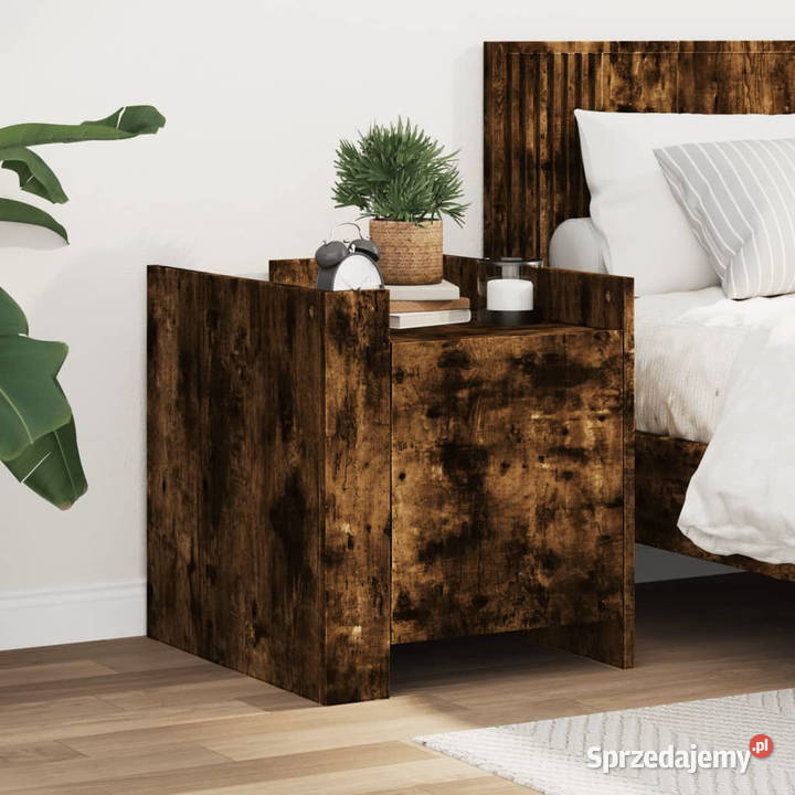 Szafka nocna opalany dąb 45x50x50 materiał Warszawa