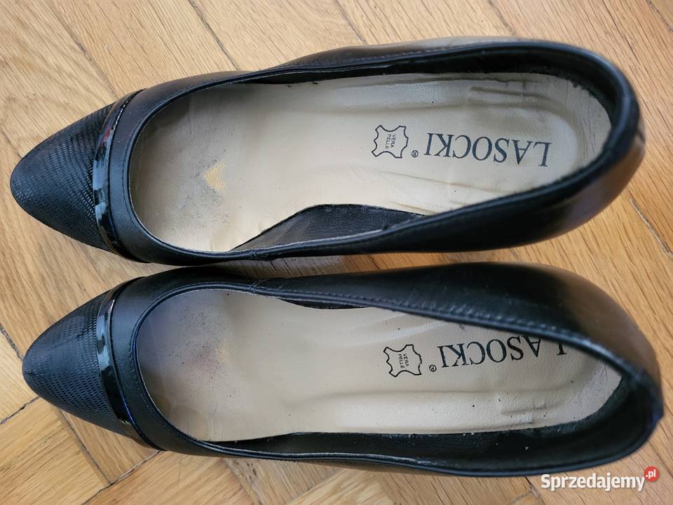 Półbuty Lasocki 36 czarne dł wkładki 24 Obuwie mazowieckie Warszawa