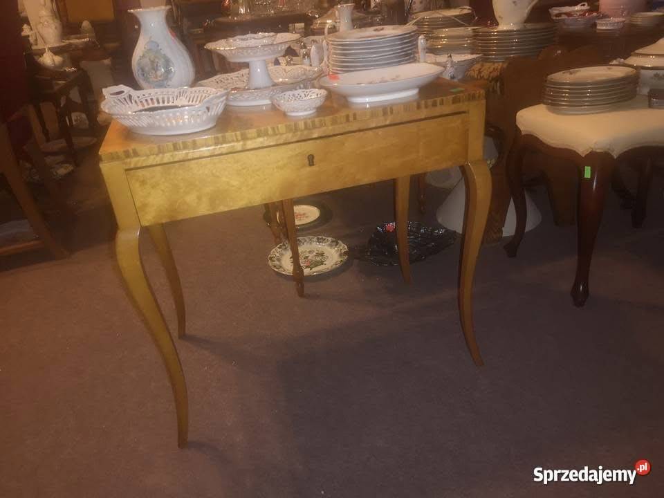 Niciak stolik z szufladką Brzoza Gdańsk