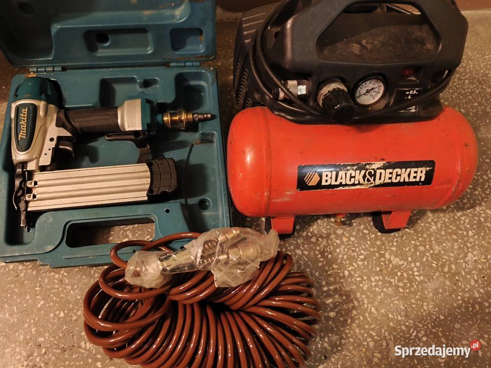 Sprzedam Gwoździarkę Makita Plus kompresor Black Gdańsk