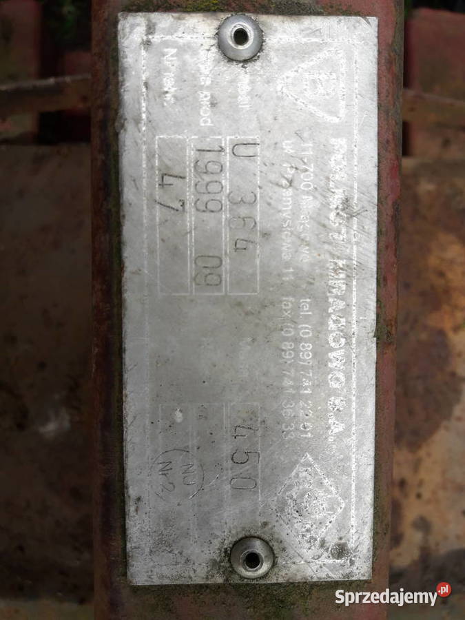 Brona talerzowa talerzówka Polmot U364 2x9 20m Żychlin sprzedam