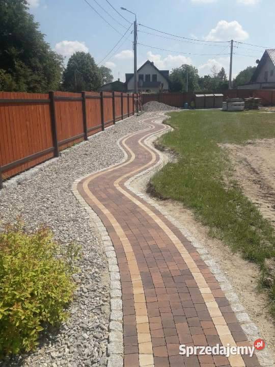 Układanie kostki brukowej Usługi koparką Kompleksowe usługi budowlane śląskie Orzesze