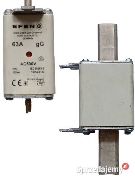 Wkładka bezpiecznikowa EFEN 63A gG AC500V podkarpackie