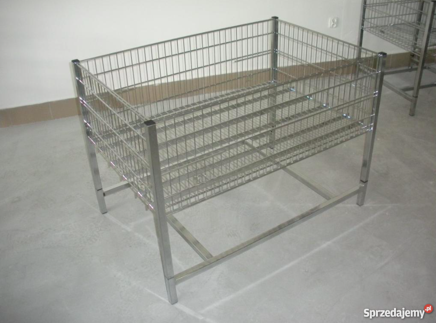 STÓŁ PROMOCYJNY WANZL chromowany Magazynowanie Ostrołęka