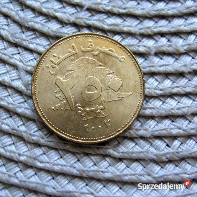 Liban 250 Liwrów 2003r Numizmatyka Kalisz