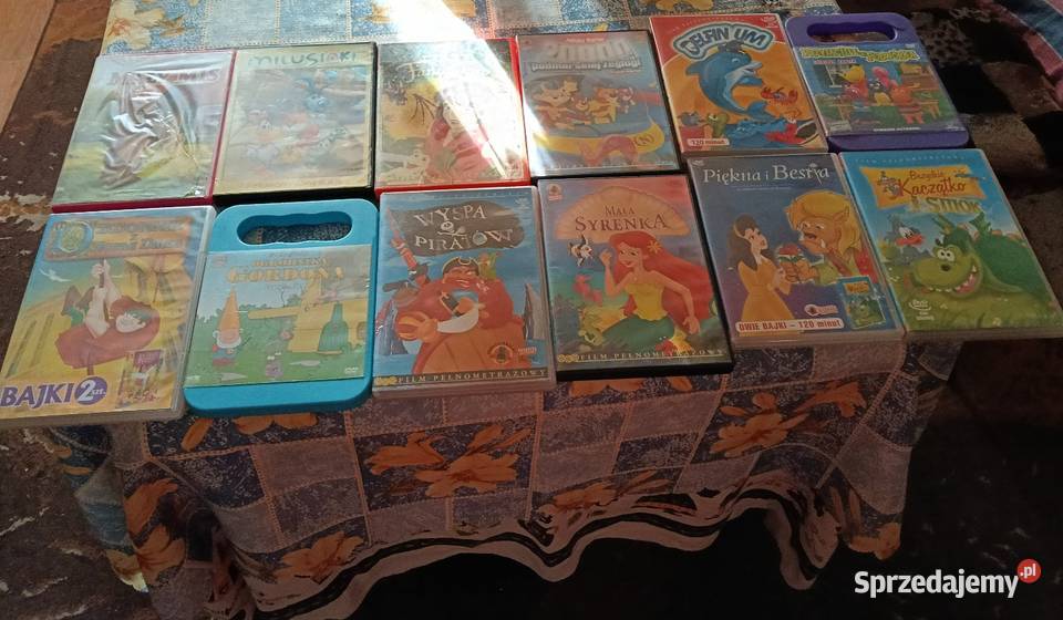 Sprzedam działające płyty DVD z bajkami 28 sztuk Sokółka